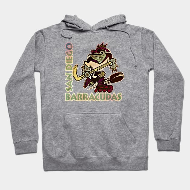 San Diego Barracudas Roller Hockey Hoodie by Kitta’s Shop